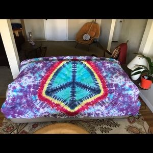 Peace sign tapestry